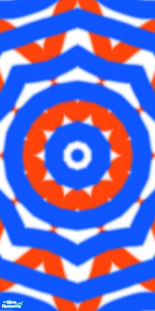 Sims 2 — USA Painted Wall by mattchu92 — Awsome Way to support America