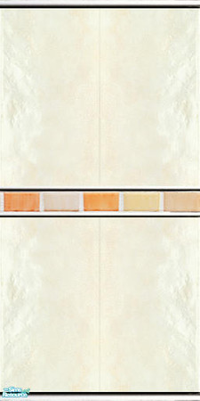 Sims 2 — Terracotta White Wall by socgrrrl725 — Terracotta Ceramic Tile Wall in White. Created by Socgrrrl725.