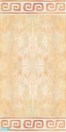 Sims 2 — Terracotta Peach Wall by socgrrrl725 — Terracotta Ceramic Tile Wall in Peach. Created by Socgrrrl725.