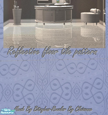Sims 2 — Silent Whisper Bedroom - Square tile by Cloisonne — Using to many of these reflective floor tiles mays slow your