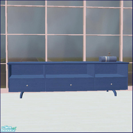 Sims 2 — Skye Bathroom  - Sideboard by Chezzie — Recolor of Mango-Sims Abala Bathroom in shades of blue. Matching walls
