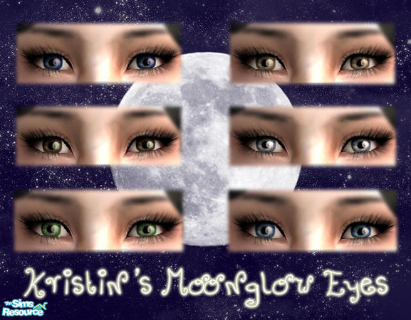 Sims 2 — Moonglow Eyes by oldmember_Kristinitsirk — See the light of the beautiful moon reflected in your sims eyes with