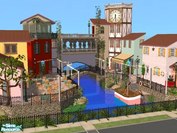 Sims 2 — CANAL by srgmls23 — A business lot very BEUTIFUL.