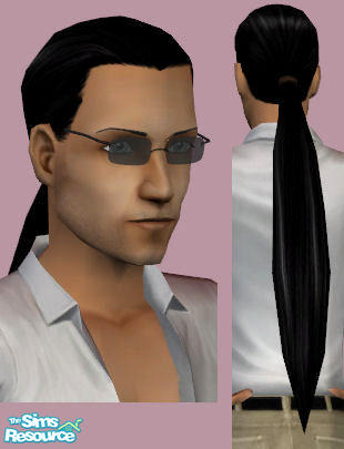 The Sims Resource - NSC Hair SIMply for Guys - PonyTail 7