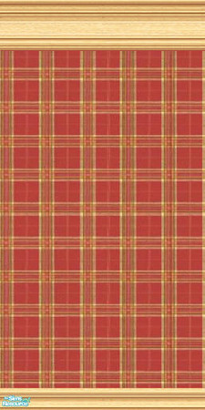 Sims 2 — jsf2PineBRedPlaidFull by jsf — From jsf Designs exclusively for TSR. Please do not clone or distribute outside