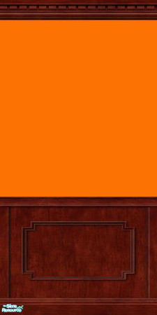 Sims 2 — MDP Orange Panel in Dark by MelandStv — There are 20 colourful walls in this set. They are part of my Colour