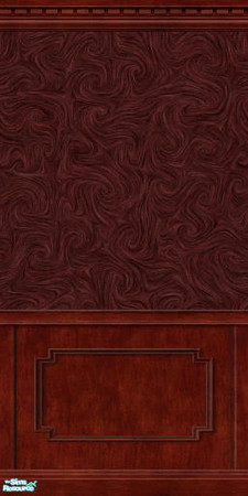Sims 2 — MDP Brown Swirl Panel in Dark by MelandStv — There are 20 colourful walls in this set. They are part of my