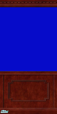 Sims 2 — MDP Blue Panel in Dark by MelandStv — There are 20 colourful walls in this set. They are part of my Colour Pack