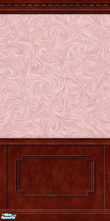 Sims 2 — MDP Rose Swirl Panel in Dark by MelandStv — There are 20 colourful walls in this set. They are part of my Colour