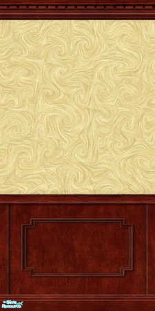 Sims 2 — MDP Golden Swirl Panel in Dark by MelandStv — There are 20 colourful walls in this set. They are part of my