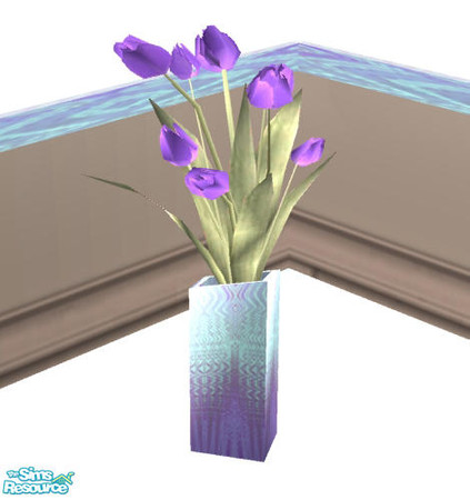 Sims 2 — Frizzle Kitchen - Tulips by Cloisonne — 
