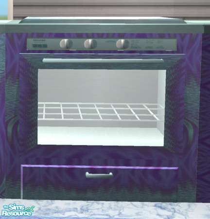 Sims 2 — Frizzle Kitchen - Stove by Cloisonne — Recolor