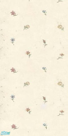 Sims 2 — Flowers - Individual Item by Shawnamarie — Shabby chic inspiered wall covering. Please Enjoy :o)