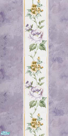 Sims 2 — Flowers - Individual Item by Shawnamarie — Shabby chic inspiered wall covering. Please Enjoy :o)