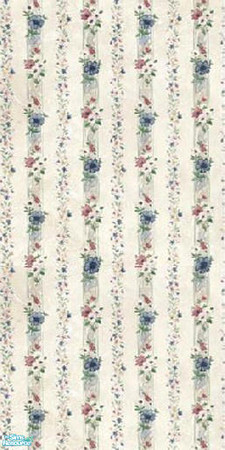 Sims 2 — Flowers - Individual Item by Shawnamarie — Shabby chic inspiered wall covering. Please Enjoy :o)