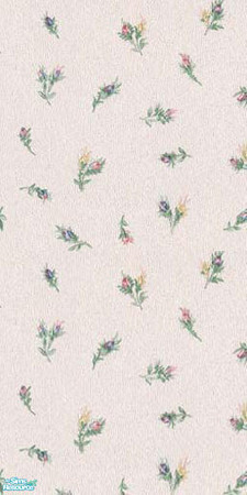 Sims 2 — Flowers - Individual Item by Shawnamarie — Shabby chic inspiered wall covering. Please Enjoy :o)