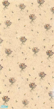 Sims 2 — Flowers - Individual Item by Shawnamarie — Shabby chic inspiered wall covering. Please Enjoy :o)