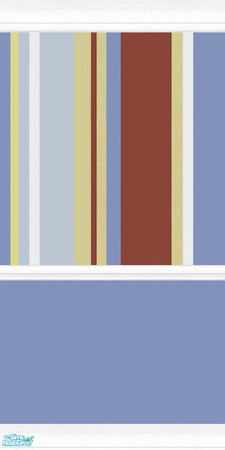 Sims 2 — Stripe Wall Set - 9 by Girl-from-mars — Part of the Stripe Wall Set