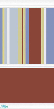Sims 2 — Stripe Wall Set - 8 by Girl-from-mars — Part of the Stripe Wall Set