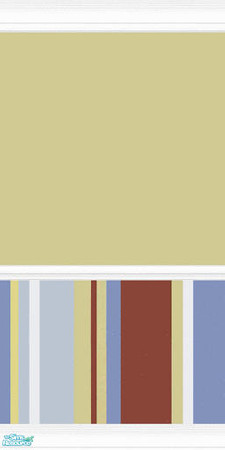 Sims 2 — Stripe Wall Set - 6 by Girl-from-mars — Part of the Stripe Wall Set