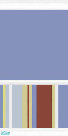 Sims 2 — Stripe Wall Set - 4 by Girl-from-mars — Part of the Stripe Wall Set