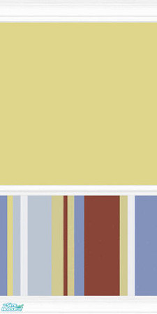 Sims 2 — Stripe Wall Set - 3 by Girl-from-mars — Part of the Stripe Wall Set