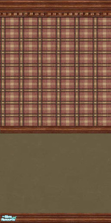 Sims 2 — Hunting Cabin - 2 by Girl-from-mars — Part of the Hunting Cabin Wall Set