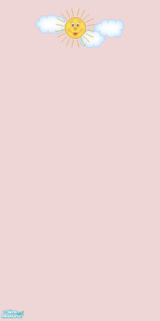 Sims 2 — Sun Wallpaper - Pink by Arduinna — Pink wallpaper, with a sun to brighten your simmers day