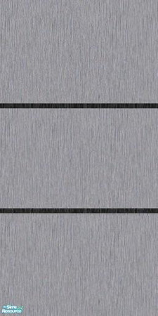 Sims 2 — Brushed Aluminum by ladygrainne — Looks good in diners, or anywhere you'd like a clean, modern wall covering.