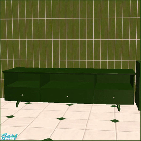 Sims 2 — Green Peace Bathroom  - Sideboard by Chezzie — Recolor from Mango Sims Abala Bathroom Set