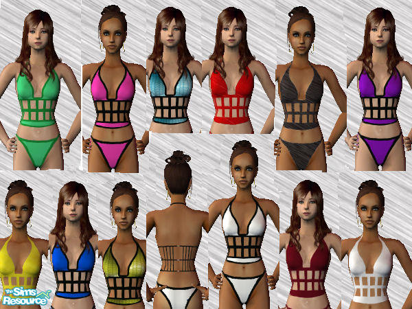 Sims 2 — Tankini Swimwear for AF by bombmami — Ok, so here is my second swimwear set for this summer. It is for adult