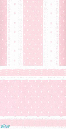 Sims 2 — Pink Stripes by McBeal — ... with white dots!