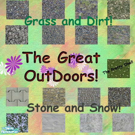 Sims 2 — The Great OutDoors by Shawnamarie — This is a fun set, its kinda cheezy but that is the point! We got dirt,