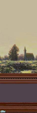 Sims 2 — Country Christian - 2 of 2 by Lorah — purple, green, tan