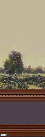 Sims 2 — Country Christian - 1 of 2 by Lorah — purple, green, tan