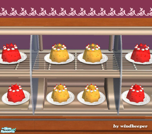 Sims 2 — Fake yellow gelatin by Windkeeper — Recolor of "Fake gelatin" from this set, requires that file to