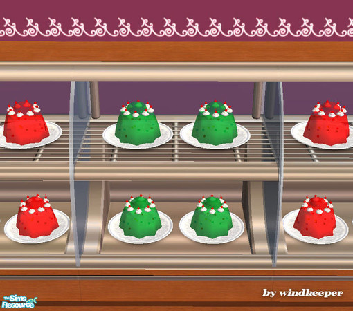 Sims 2 — Fake green gelatin by Windkeeper — Recolor of "Fake gelatin" from this set, requires that file to