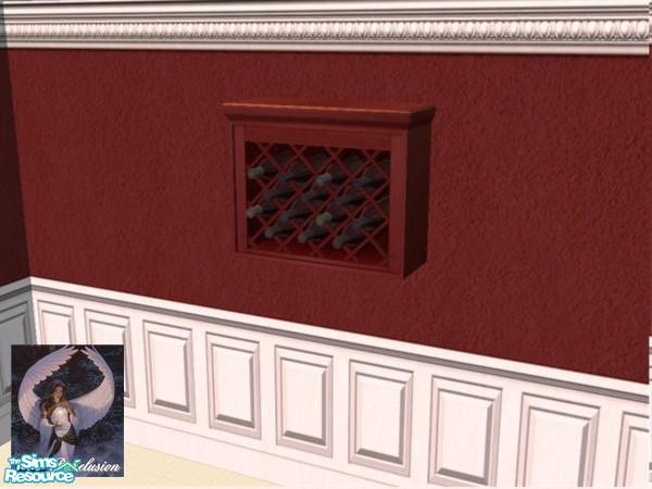 Sims 2 — Scarlett Simplicity Kitchen - juice rack by pixielusion — Part of the Scarlett Simplicity kitchen