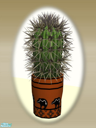 Sims 2 — Mt Lodge Cactus Plant - Master  by Shakeshaft — Part of the second of 3 sets with a Mountain Lodge Theme, this
