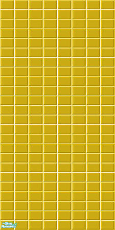 Sims 2 — Atomica Wall Yellow by simmyfan2852 — Part of the Atomica Wall Recolor Set