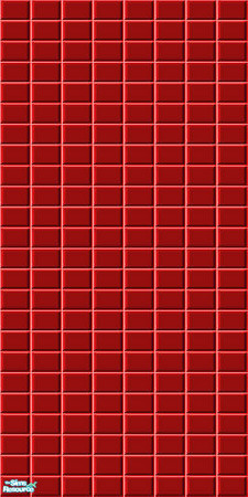Sims 2 — Atomica Wall Red by simmyfan2852 — Part of the Atomica Wall Recolor Set