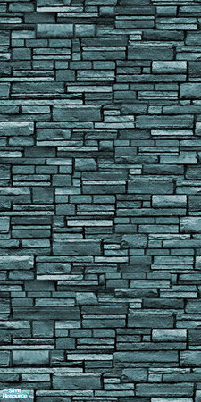Sims 2 — Ashlar Stone Wall Slate by simmyfan2852 — Part of the Ashlar Stone Wall Recolor Set