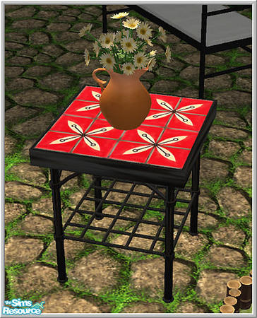 Sims 2 — mediterran iron tables - B43 Mediterran Endtable Recol1 by Birgit43 —