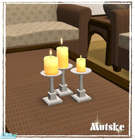 Sims 2 — Deco candles New mesh by Mutske — 