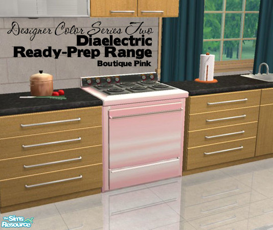 Sims 2 — Diaelectric Stove Designer Recolors Series Two-Boutique pink by froilan — Desiger Recolors Series Two