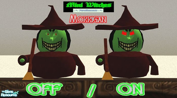 Sims 2 — Mini Witch Morrigan by SaeraMaples — Introducing Morrigan - this little witch will spruce up your front yard.