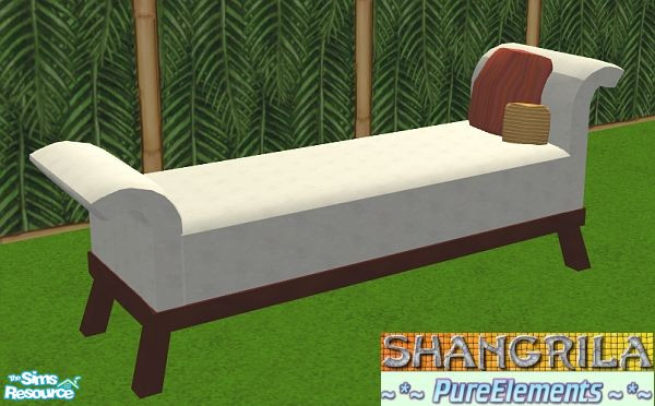 Sims 2 — Shangrila Mesh Set - Lounge by SaeraMaples — A down to earth set with a Tibetan inspired colors.