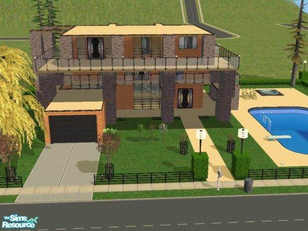Sims 2 — Llanquihue by Andres-Chile — A modern and confortable house, with an original design, I hope you enjoy it.