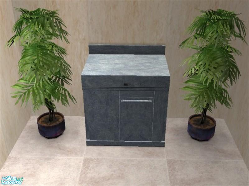 The Sims Resource Blue Marble Kitchen Trash Compactor
