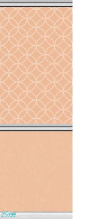 Sims 2 — Circle set 3 - Orange by jokerette — Brightly coloured wallpaper to brighten up your sims home!